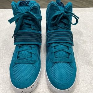 Nike Mens NSW Skystepper High Top Sneakers Sz 10 Teal, (no shoe box sneaker only